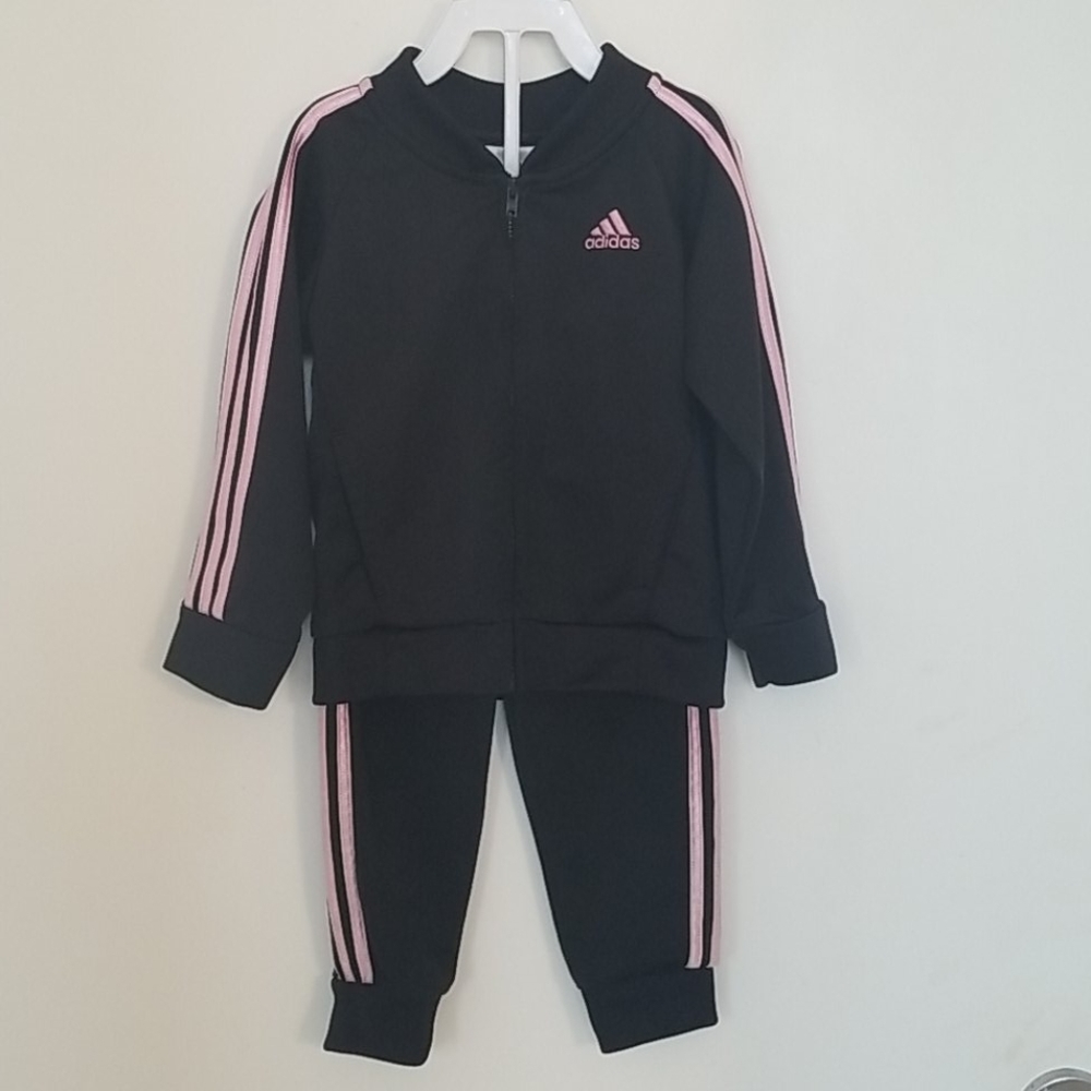 Adidas zip up sweat suit